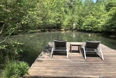 Image de Ellijay Retreat - Private Pond, Creek, Game Room & Goat Shed Sleeping Porch