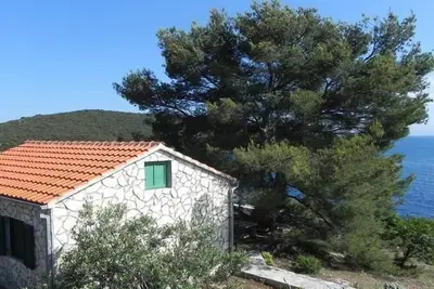 Image de Maison de vacances Maslinica pour 1 - 4 personnes avec 2 chambres à coucher - Maison de vacances