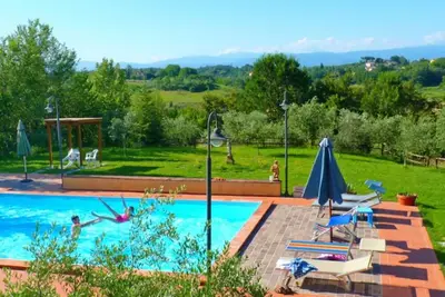Image de Merveilleuse maison de vacances privée avec climatisation, Wifi, piscine, vue panoramique, parking
