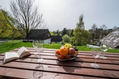Image de Magnifique maison de vacances privée avec Wifi, piscine, Tv, terrasse, animaux admis et parking