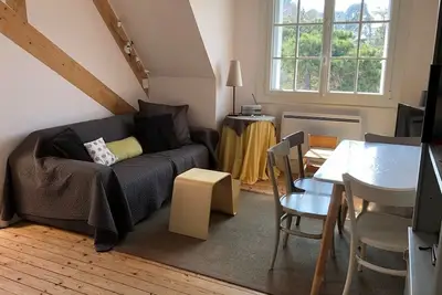 Image de Agréable appartement avec WiFi à 50 m de la grande plage de St Cast dans le quartier de La. . .