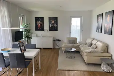 Image de Near Europapark! Modern new-build apartment by the lake
