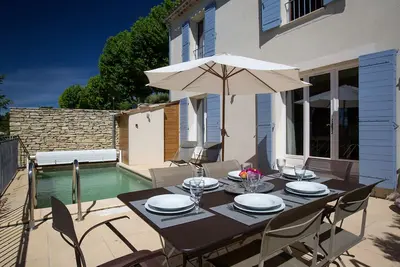 Maison avec vue panoramique sur le Luberon
