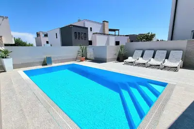 Image de Appartement de vacances Privlaka pour 1 - 4 personnes avec 2 chambres Ă coucher - Appartement de vac