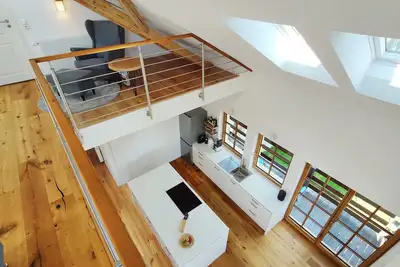 Image de Exclusive, sunny new-build vacation apartment with the flair of a former barn