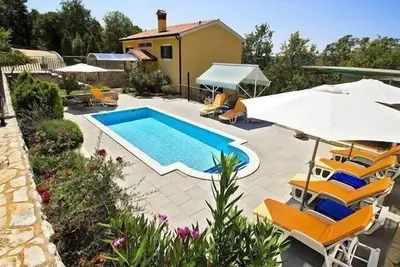 Image de Maison de vacances Labin pour 1 - 8 personnes avec 3 chambres à coucher - Maison de vacances