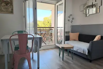 Image de Appt 2 chambres avec terrasse, accès direct plage de Mr Hulot