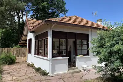 Image de Villa Arcachonaise en 2e ligne du bassin à quelques mètres de la plage