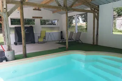 Image de Gîte avec piscine chauffée dans longère en Normandie