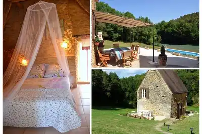 Image de Authentique petite maison périgourdine avec piscine au sel, aux portes de Sarlat