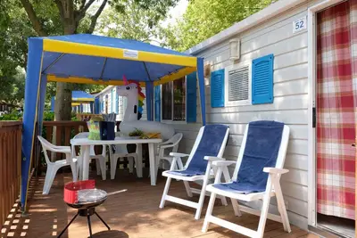 Image de Maison mobile avec parc aquatique