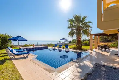 Image de Villa Irene, vue imprenable depuis les hauteurs, Lindos Ă 10 min. , plage Ă 4 min
