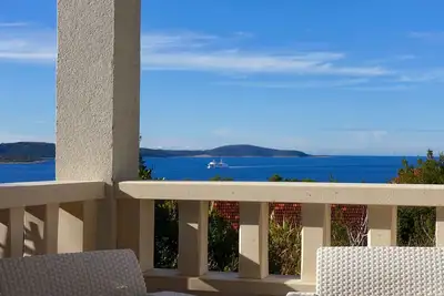 Image de Hvar Mood House - Hvar Sunset Beam Apartment: Large Loggia Overlooking The Sea
