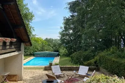 Image de Villa au dessus des vignes avec piscine