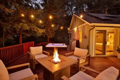 Hot Tub, Privacy, Oversized Deck, Open Floor Plan, Centrally Located!