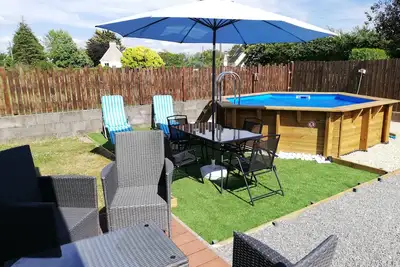 Image de Kerguil-hanna agréable maison 4 pers, piscine privée, plages à 10 mns en voiture