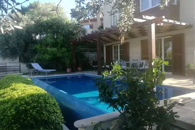 Comfortable modern villa with a private pool.