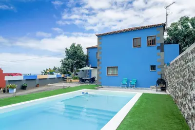 Image de Maison de vacances \"Casa las Cañas\" avec vue sur la montagne, vue sur la mer, piscine et Wi-Fi