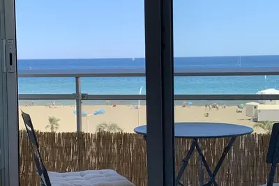Image de Magnificent studio sea view Canet beach 🏖