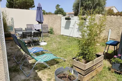 Image de Appartement indépendant dans maison pour 2 pers, climatisation, jardin, wifi.