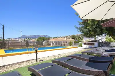 Image de Maison de vacances privée avec Wifi, climatisation, piscine privée, Tv, terrasse, vue panoramique