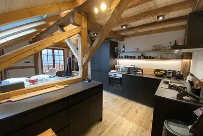 Image de Très bel appartement dans ferme - Vue Mont Blanc - 6 à 8 personnes - 3 chambres
