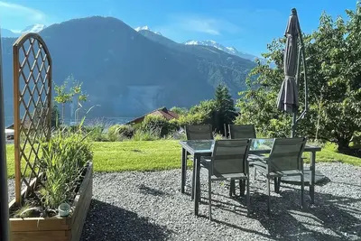 Image de GÎTE  Classe 2** Dans Chalet Avec Grande Terrasse Et  Vue Chaine Du Mont Blanc.