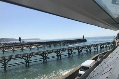 Image de Newly renovated fisherman's house facing the entrance to the port