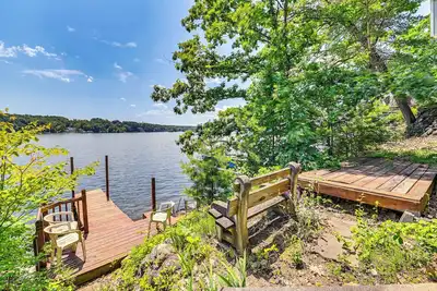 Image de Quiet Cabin on Glen Lake w/ Boat Dock & Deck!