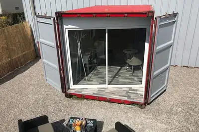 Image de Location insolite dans un Container avec un Spa privatif