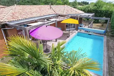 Image de Villa Ti'plage avec piscine privative, wifi, proche Mimizan