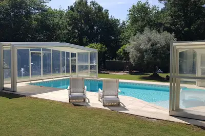 Image de Villa 6\/8 pers. avec piscine privée au sel, couverte et sécurisée, Wifi