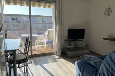 Image de Charmant T1 climatisé avec wifi, proche thermes et commerces, balcon, 2 étoiles, Balaruc-les-Bains