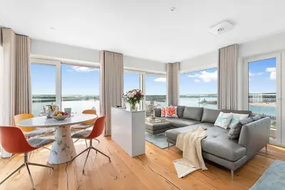 Image de Penthouse 'Himmel & Meer', directly on the Baltic Sea, offers luxury, sauna & sea view
