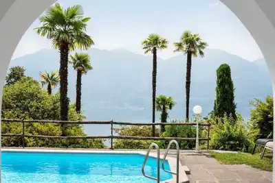 Image de Maison de vacances privée avec piscine privée, Wifi, Tv, patio, vue panoramique, parking