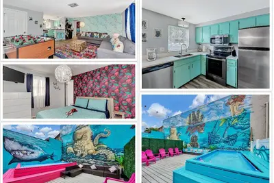 Image de 6-Bedroom Home with Pool & Hot Tub | 2 min to the beach