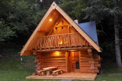 Image de Magnifique chalet en rondin bois pour max 4 personnes