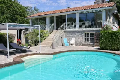 Image de Magnifique maison de vacances privée avec piscine privée, Wifi, Tv, terrasse et parking
