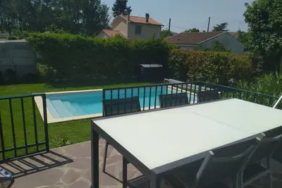 Image de Family house with private pool 8*4