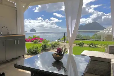 Image de Appt neuf piscine Splendide vue mer, entrée village, 2mn plages et restos