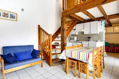 Image de Maison T3 avec mezzanine Ă 200m de la plage, terrasse, parking, accepte animaux - Biscarrosse