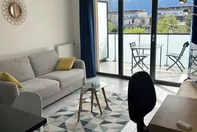 Image de Aix-les-Bains T2 résidence neuve décoration contemporaine