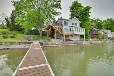 Cayuga Lake Retreat in Seneca Falls w/ Dock!