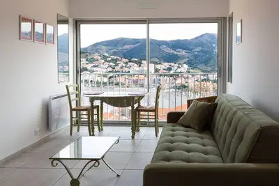 Image de Studio grand confort -Splendide vue panoramique de la baie de Banyuls