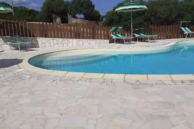 Image de Sea breeze apartment with swimming pool and sea view, air conditioning,