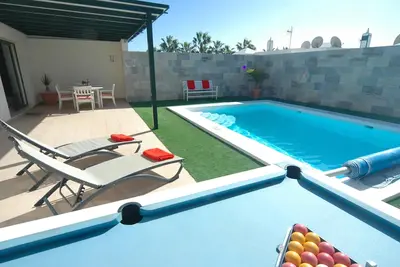 Image de Villa Malva Azul - Belle villa de 2 chambres - Parfait pour les petites familles - Table de billard