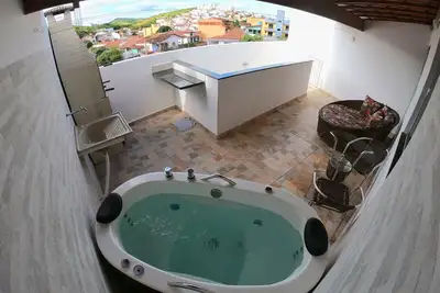 Image de Complete apartment with gourmet terrace and barbecue