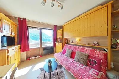 Image de Studio 4 Pers. avec Balcon Sud, Parking et Navette - Le Grand-Bornand