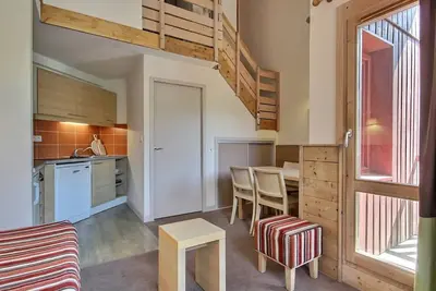 Image de Joli duplex 4 pers avec balcon sud, proche pistes