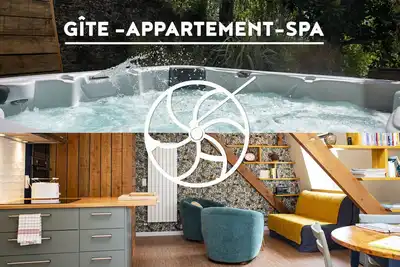 Gîte écoresponsable dans un espace verdoyant en cœur de ville (Spa privatif)